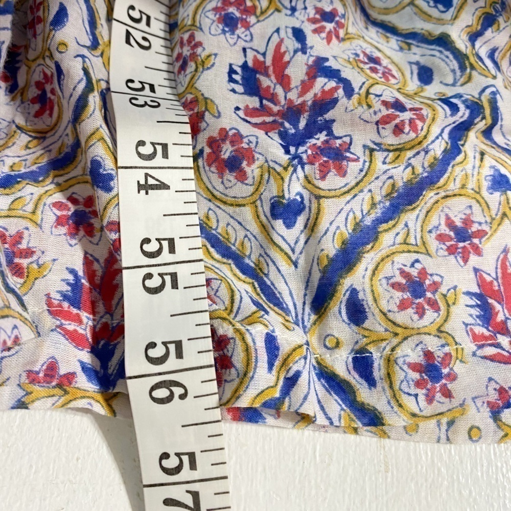 IBIZA VINTAGE FLORAL MOSAIC SLEEVELESS BOHO TIERED MAXI DRESS - Picture 13 of 13